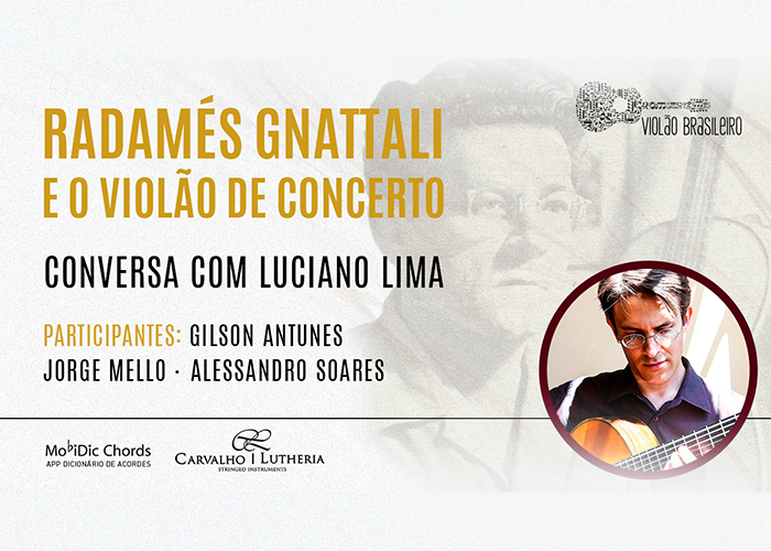 Capa do vídeo Radamés Gnattali e o violão de Concerto - LIVE