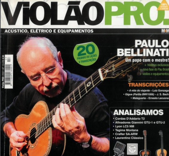 Revista Violão Pro - Capa Paulo Bellinati - Edição 13 - 2007