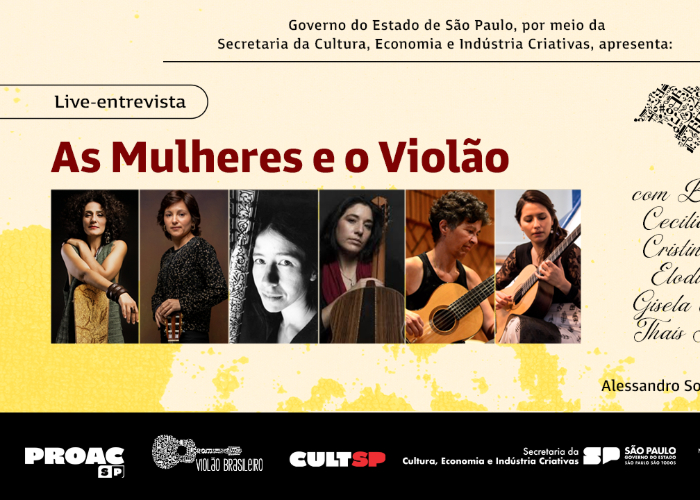 Capa do vídeo As Mulheres e o Violão | Contos e Cantos do Violão em SP