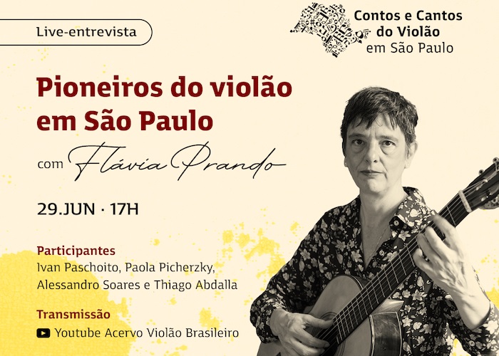 Capa do vídeo Pioneiros do violão em São Paulo | Flávia Prando