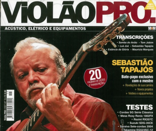 Revista Violão Pro - Capa Sebastião Tapajós - Edição 15 - 2007