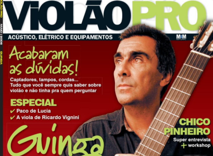 Revista Violão Pro - Capa Guinga - Edição 1 - maio 2006