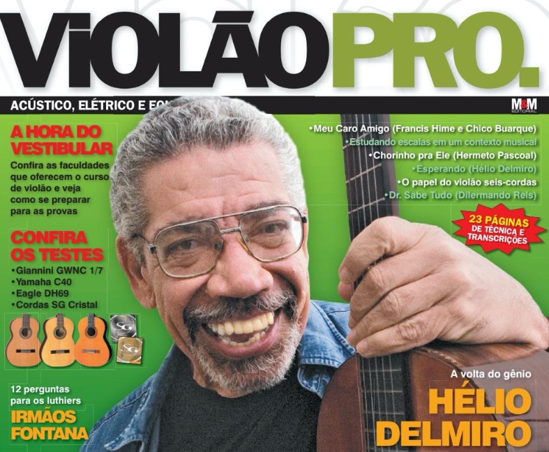 Revista Violão Pro - Capa Hélio Delmiro - Edição 5 - setembro 2006