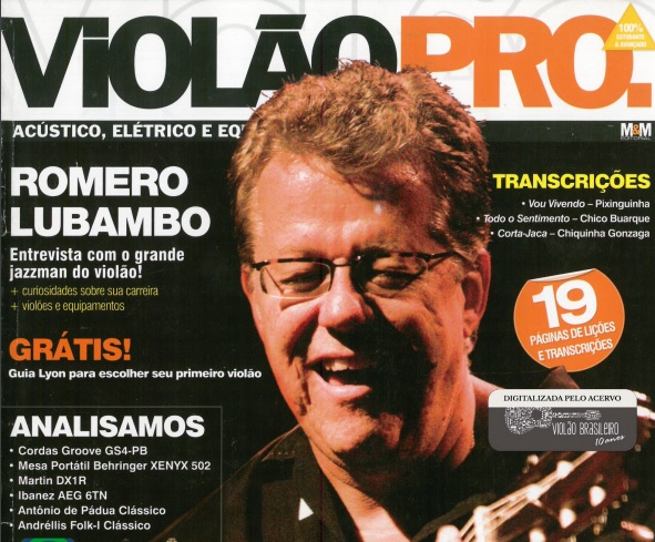 Revista Violão Pro - Capa Romero Lubambo - Edição 12 - 2007